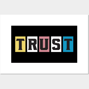 Trust Motivational Words Posters and Art